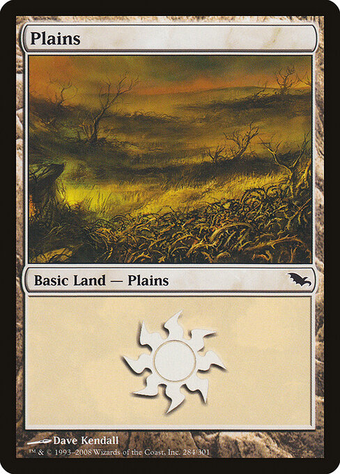 Plains — Shadowmoor #284, art by Dave Kendall