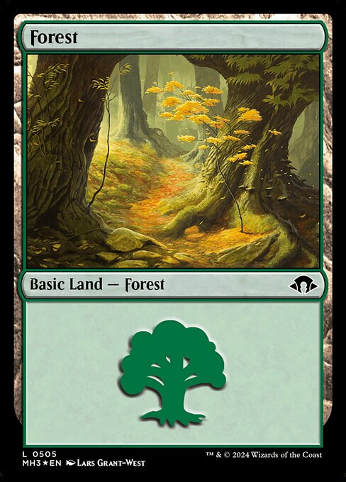 Forest — Modern Horizons 3 #505, art by Lars Grant-West