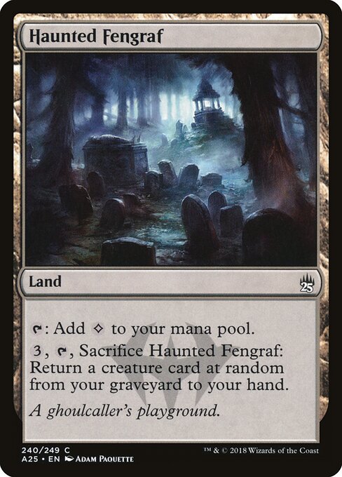 Haunted Fengraf — Masters 25 #240, art by Adam Paquette