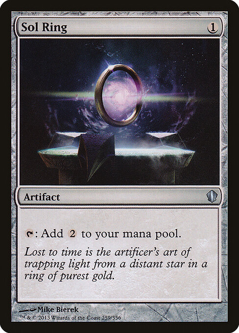 Sol Ring — Commander 2013 #259, art by Mike Bierek