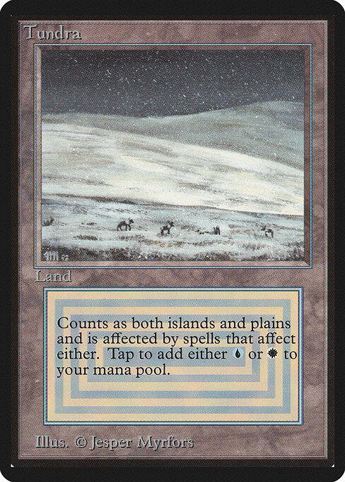 Tundra — Limited Edition Beta #285, art by Jesper Myrfors