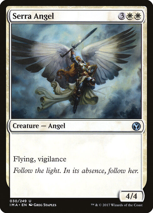 Serra Angel — Iconic Masters #30, art by Greg Staples