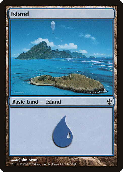 Island — Archenemy #140, art by John Avon