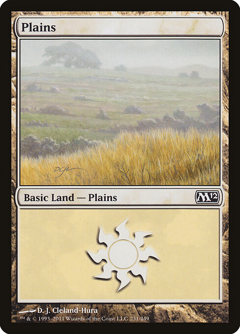 Plains — Magic 2012 #231, art by D. J. Cleland-Hura