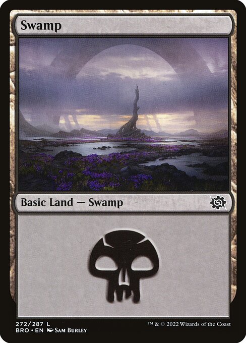 Swamp — The Brothers' War #272, art by Sam Burley