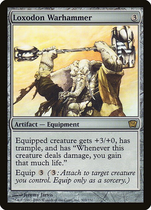 Loxodon Warhammer — Ninth Edition #303★, art by Jeremy Jarvis
