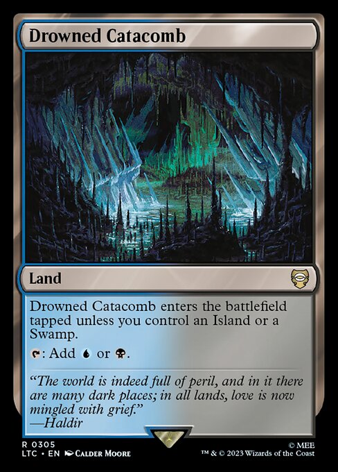 Drowned Catacomb — Tales of Middle-earth Commander #305, art by Calder Moore