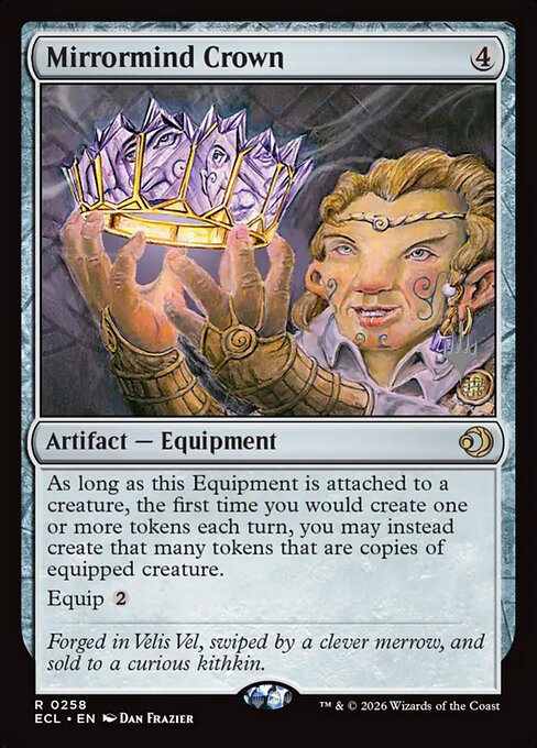 Mirrormind Crown — Lorwyn Eclipsed Promos #258p, art by Dan Frazier