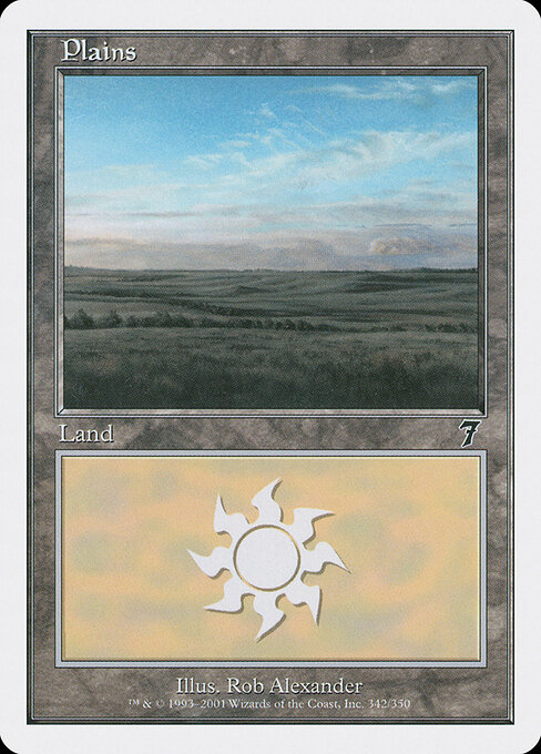 Plains — Seventh Edition #342, art by Rob Alexander