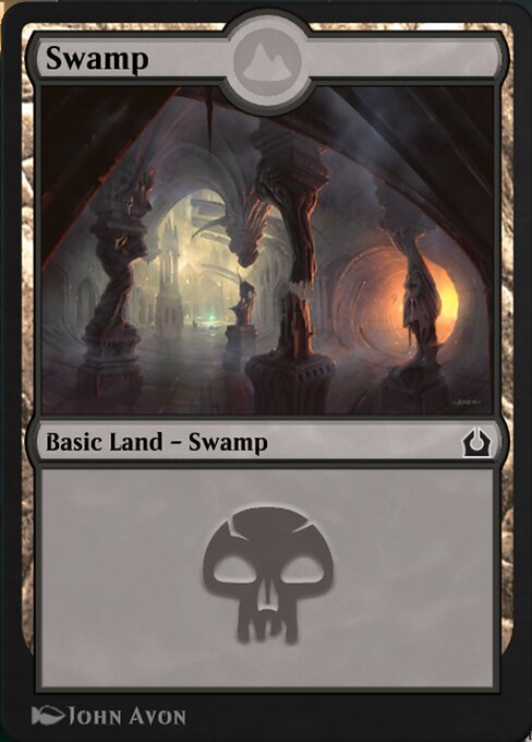 Swamp — MTG Arena Promos #208, art by John Avon