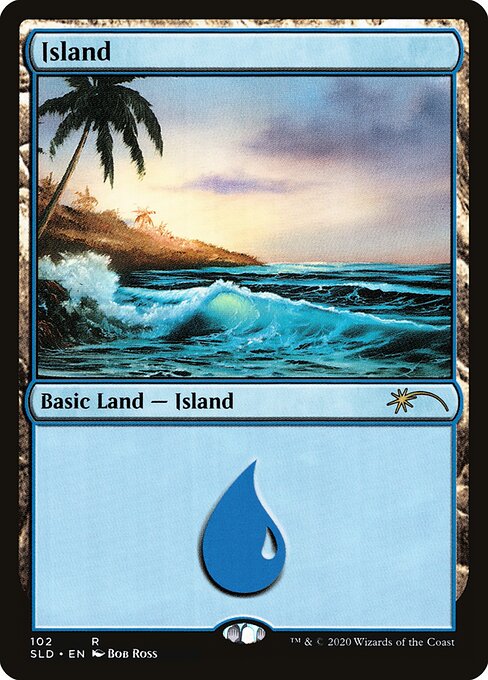 Island — Secret Lair Drop #102, art by Bob Ross