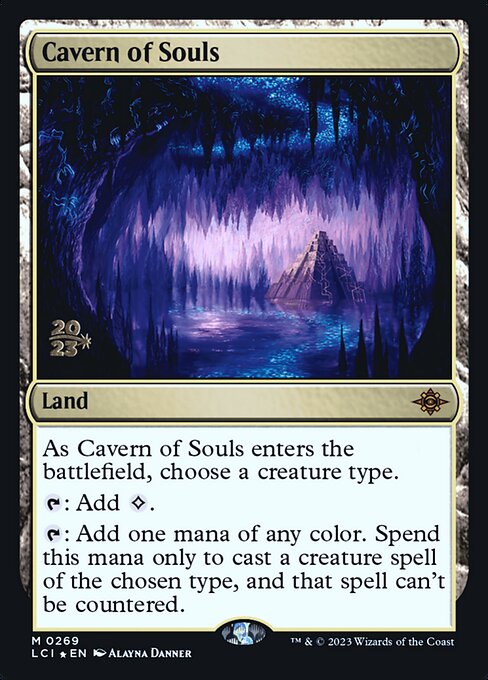 Cavern of Souls — The Lost Caverns of Ixalan Promos #269s, art by Alayna Danner