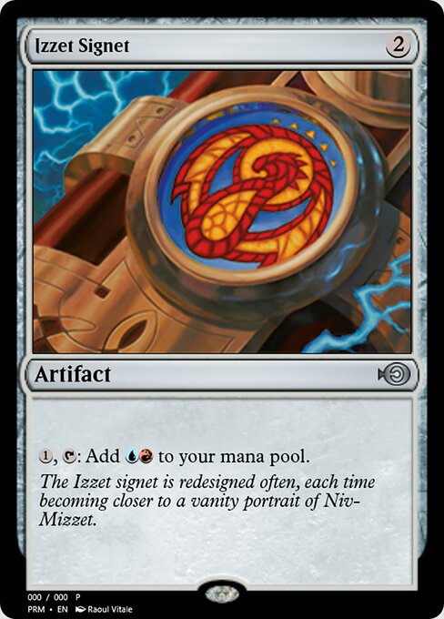 Izzet Signet — Magic Online Promos #62387, art by Raoul Vitale