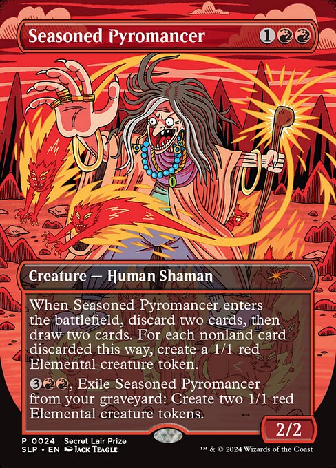 Seasoned Pyromancer — Secret Lair Promo #24, art by Jack Teagle
