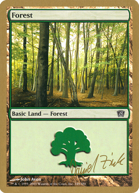 Forest — World Championship Decks 2003 #dz349, art by John Avon