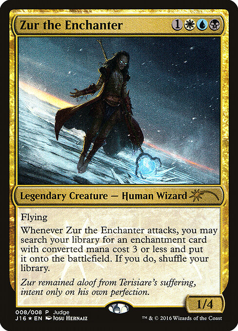 Zur the Enchanter — Judge Gift Cards 2016 #8, art by Josu Hernaiz