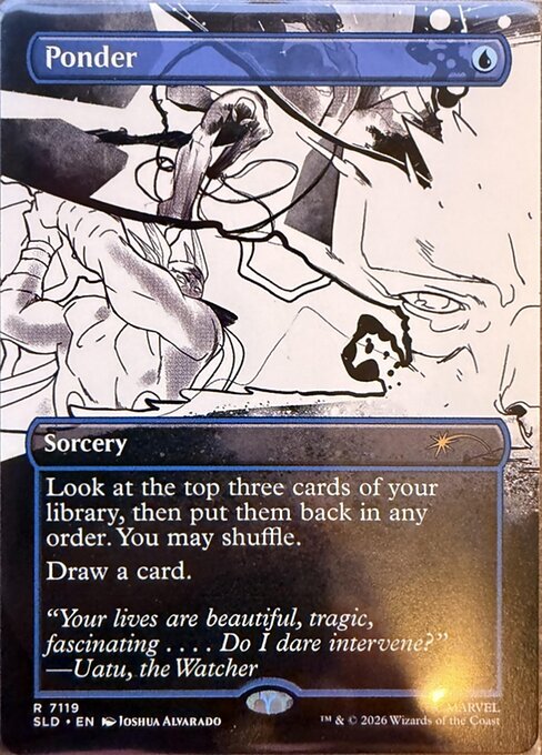 Ponder — Secret Lair Drop #7119, art by Joshua Alvarado