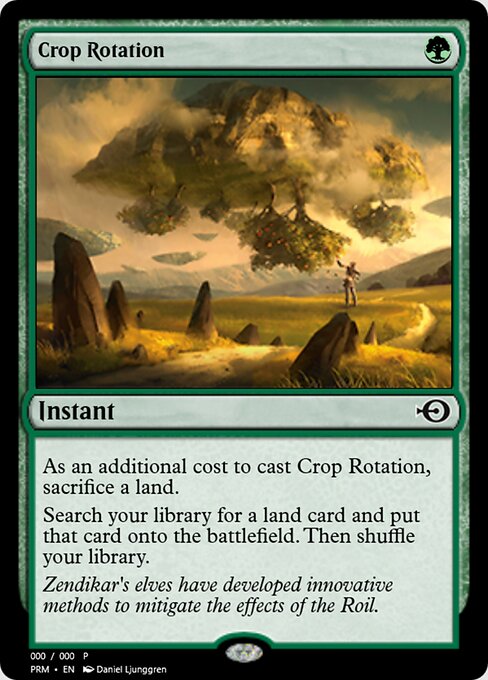 Crop Rotation — Magic Online Promos #62521, art by Daniel Ljunggren