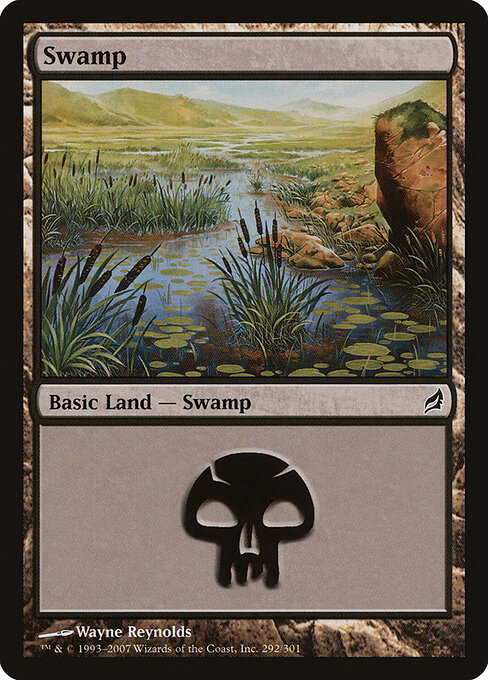 Swamp — Lorwyn #292, art by Wayne Reynolds