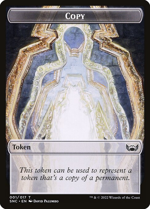 Copy — Streets of New Capenna Tokens #1, art by David Palumbo