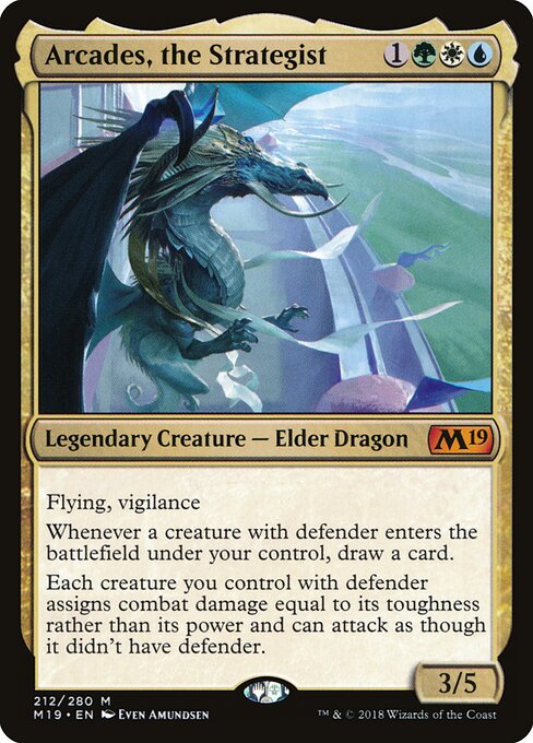 Arcades, the Strategist — Core Set 2019 #212, art by Even Amundsen