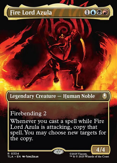 Fire Lord Azula — Avatar: The Last Airbender #334, art by JungShan