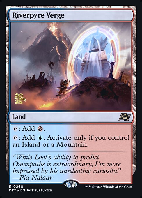 Riverpyre Verge — Aetherdrift Promos #260s, art by Titus Lunter