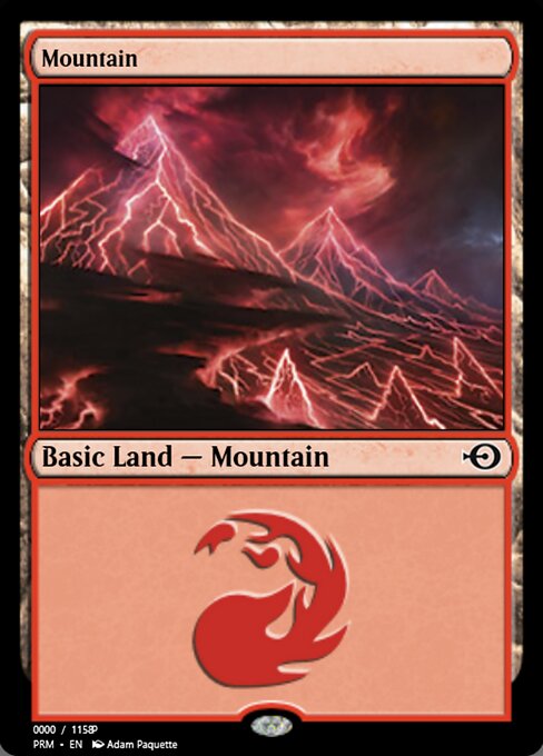 Mountain — Magic Online Promos #81870, art by Adam Paquette