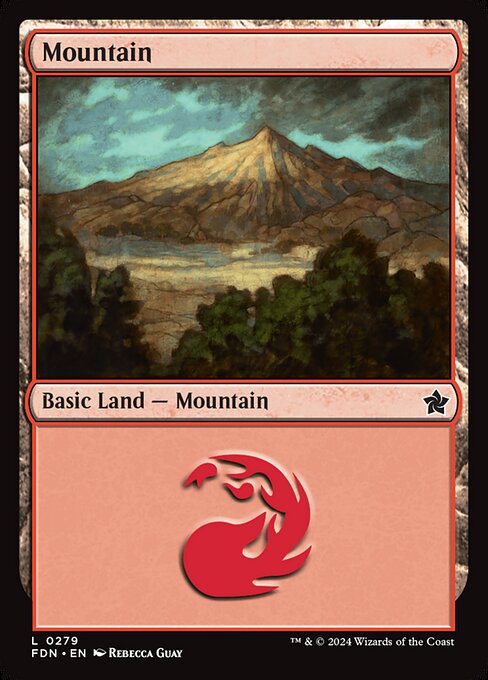 Mountain — Foundations #279, art by Rebecca Guay