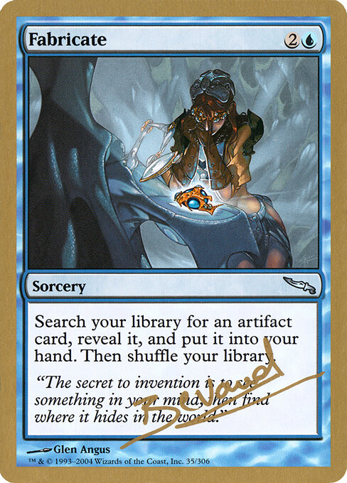 Fabricate — World Championship Decks 2004 #mb35, art by Glen Angus