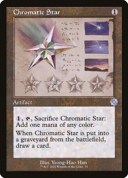 Chromatic Star — The Brothers' War Retro Artifacts #74, art by Yeong-Hao Han