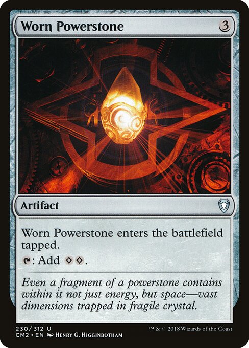 Worn Powerstone — Commander Anthology Volume II #230, art by Henry G. Higginbotham
