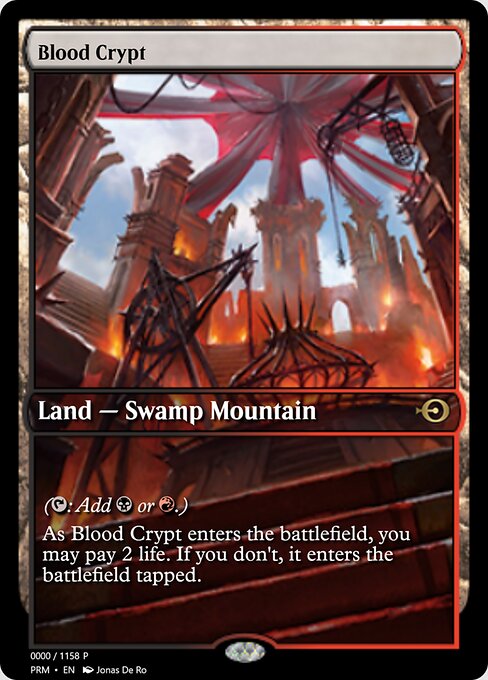 Blood Crypt — Magic Online Promos #72301, art by Jonas De Ro