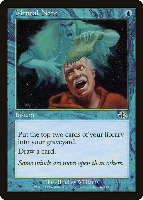 Mental Note — Judgment #46, art by Bradley Williams