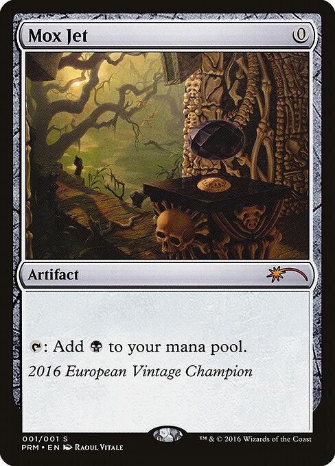 Mox Jet — Vintage Championship #2016EU, art by Raoul Vitale