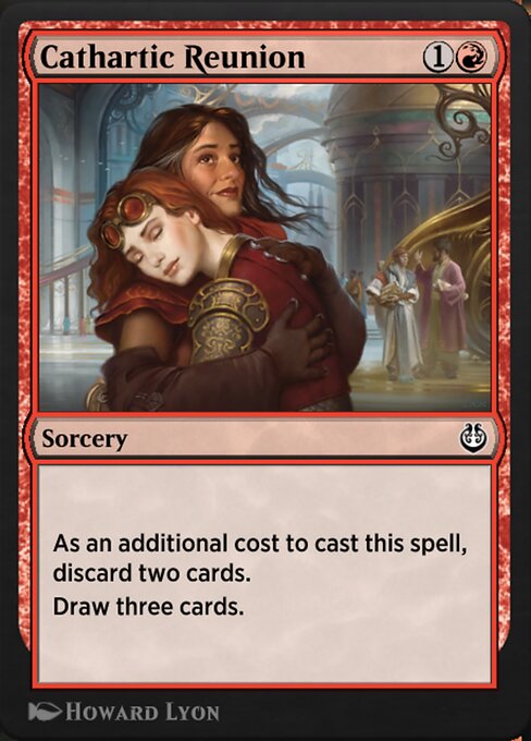 Cathartic Reunion — Kaladesh Remastered #116, art by Howard Lyon