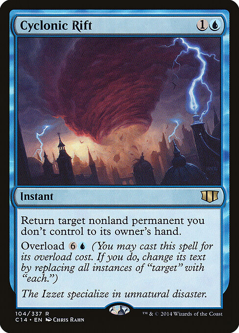 Cyclonic Rift — Commander 2014 #104, art by Chris Rahn
