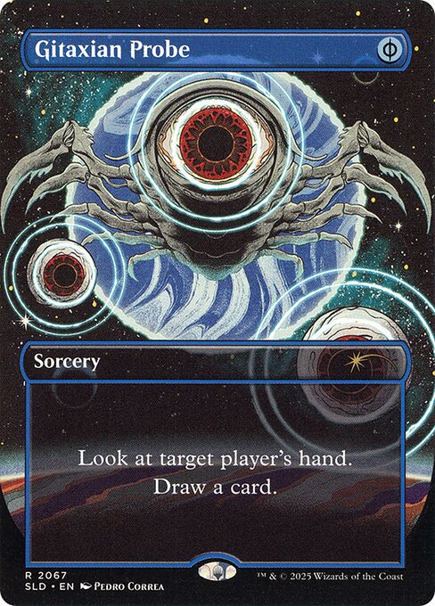 Gitaxian Probe — Secret Lair Drop #2067, art by Pedro Correa