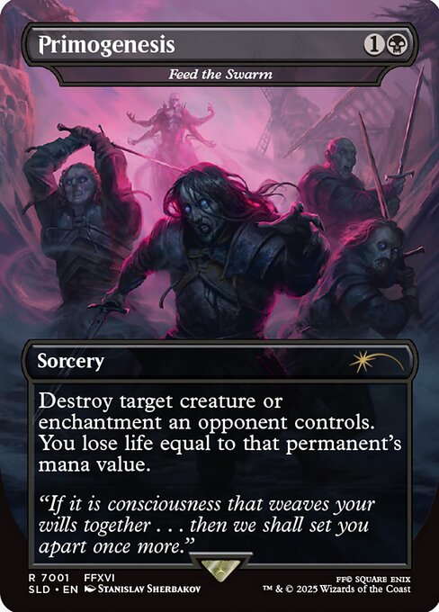 Feed the Swarm — Primogenesis — Secret Lair Drop #7001, art by Stanislav Sherbakov