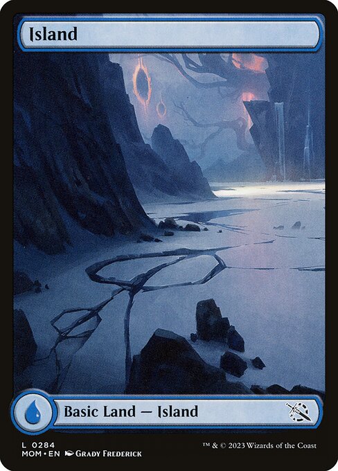 Island — March of the Machine #284, art by Grady Frederick