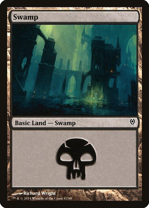 Swamp — Duel Decks: Jace vs. Vraska #82, art by Richard Wright