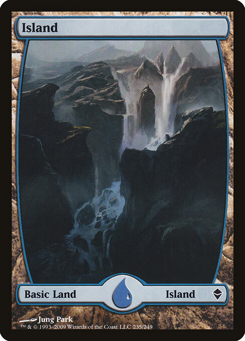 Island — Zendikar #235, art by Jung Park