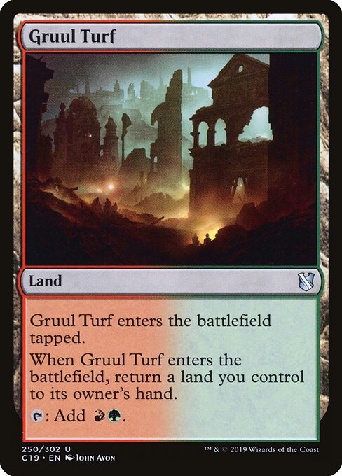 Gruul Turf — Commander 2019 #250, art by John Avon