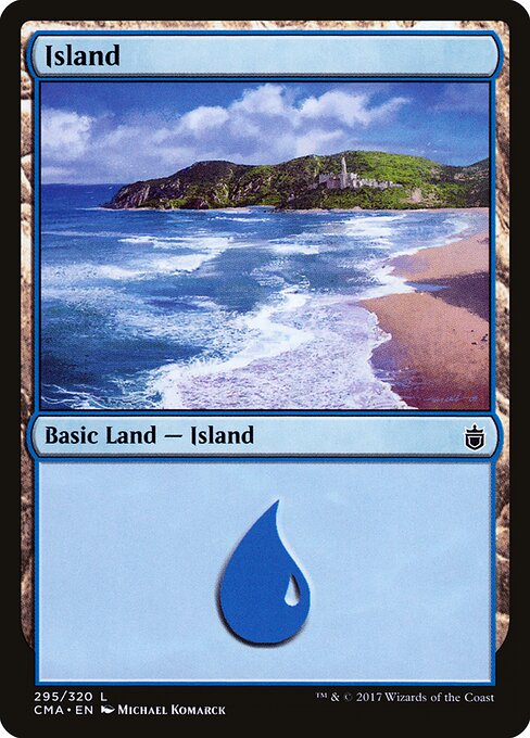 Island — Commander Anthology #295, art by Michael Komarck