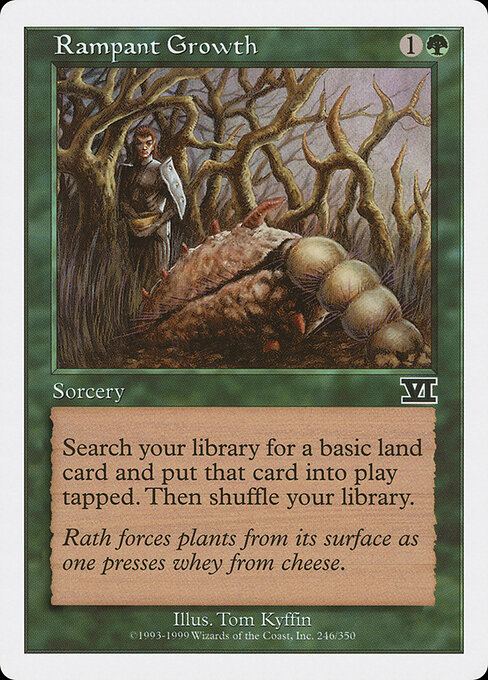 Rampant Growth — Classic Sixth Edition #246, art by Tom Kyffin