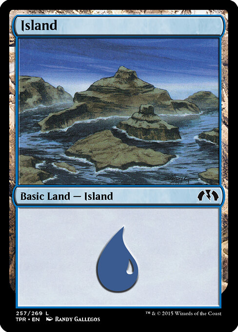Island — Tempest Remastered #257, art by Randy Gallegos