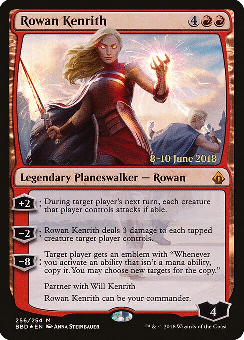 Rowan Kenrith — Battlebond Promos #256s, art by Anna Steinbauer