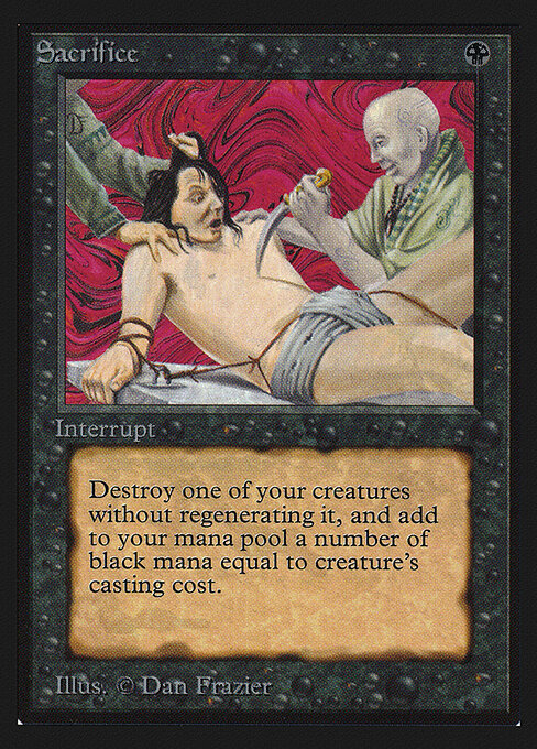 Sacrifice — Intl. Collectors' Edition #125, art by Dan Frazier