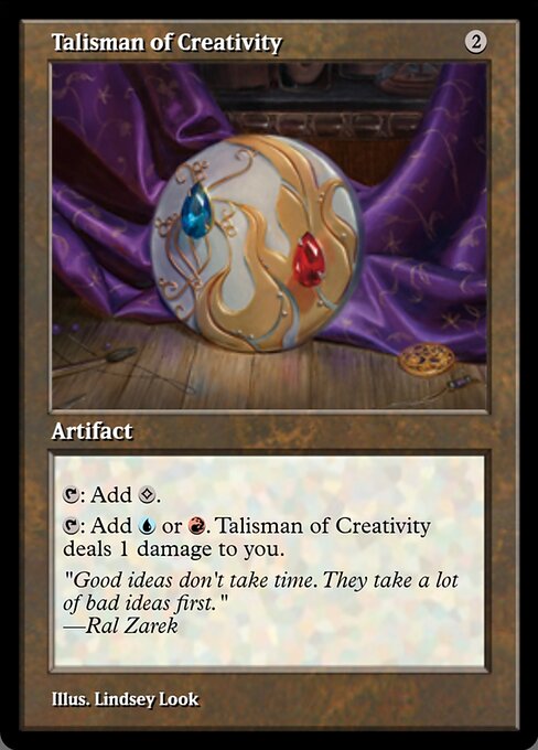 Talisman of Creativity — Magic Online Promos #91385, art by Lindsey Look