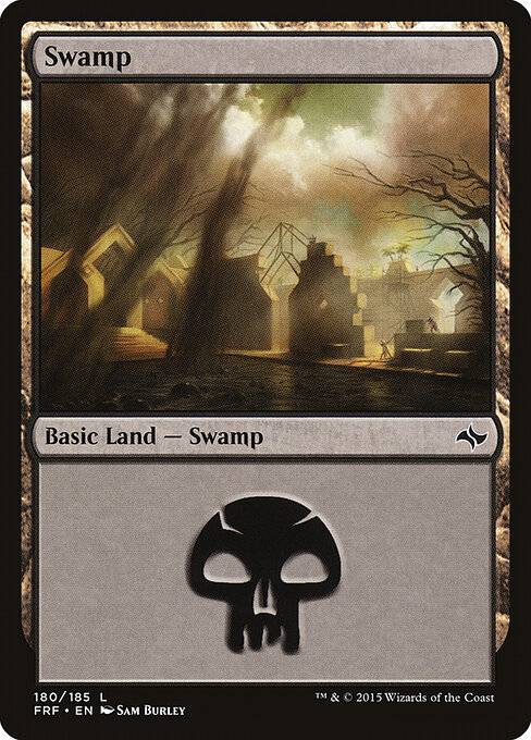 Swamp — Fate Reforged #180, art by Sam Burley